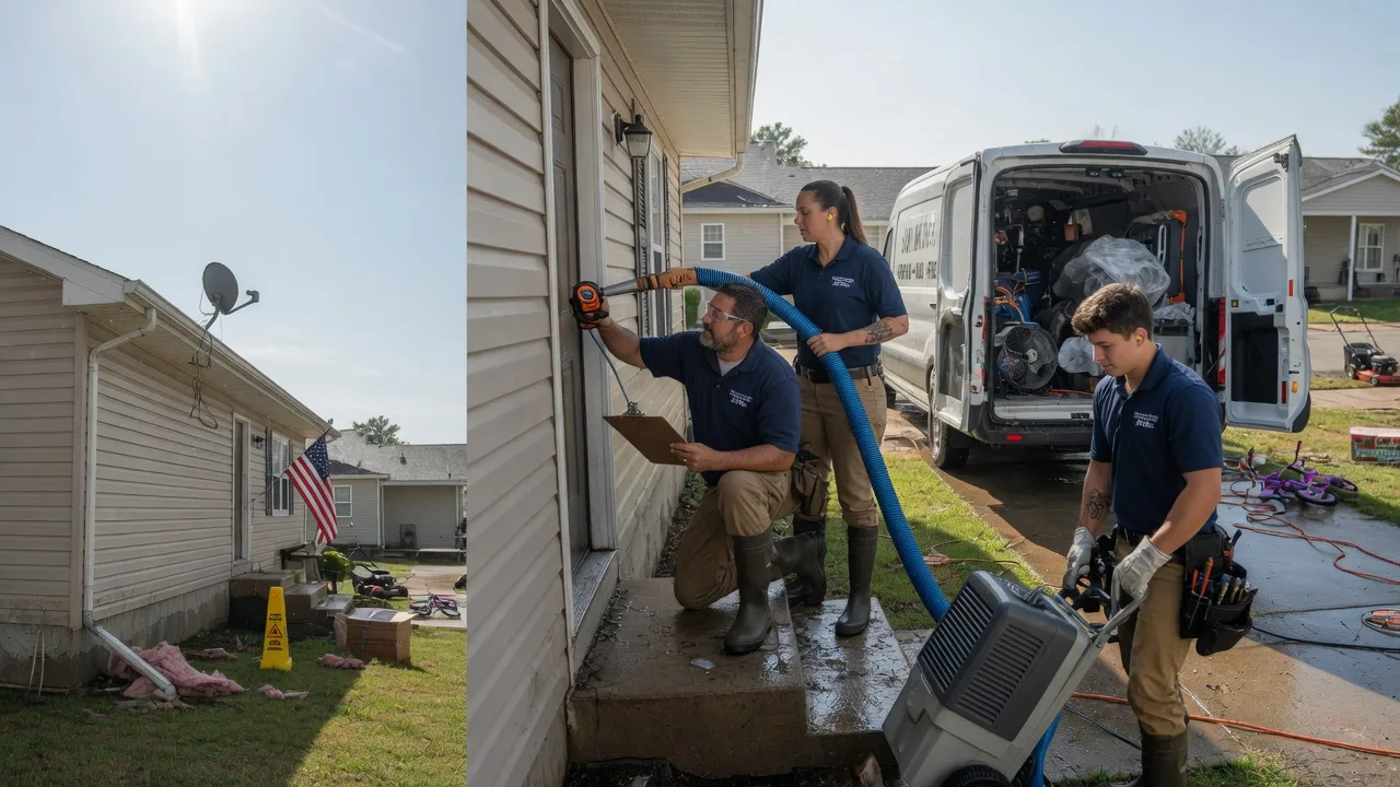 Ceiling Water Damage Restoration in Oldfield, MO near me